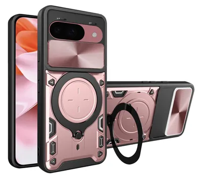 Produktbild von Techsuit CamGuard Pro Back Cover Hülle für Google Pixel 9 - Roségold