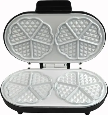 Produktbild von Keramik Waffeleisen Doppelwaffeleisen Modell Schoko herzförmig Backspaß