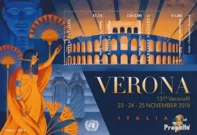 Produktbild von Briefmarken UNO - New York 2018 Mi Block57 (kompl.Ausg.) gestempelt Briefmarkenausstellung