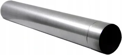 Immagine prodotto di Tubo per stufa Tubo per camino Canna fumaria fi 100 1m Tubo in acciaio inox