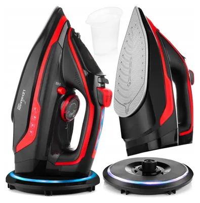 Produktbild von Kabelloses Dampfbügeleisen mit Keramiksohle 3000W Hohe Dampfleistung 35G/M