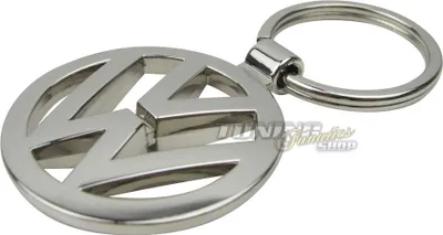 Produktbild von Original VW Schlüsselanhänger Schlüssel Emblem Anhänger VW Logo in Chrom