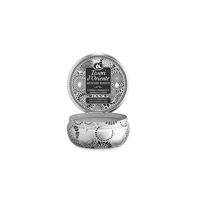 Produktbild von Tesori d'Oriente Weiße Moschus Aromakerze, 200g