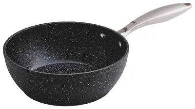 Produktbild von Wokpfanne aus Aluminium mit 20 cm Durchmesser für eine gleichmäßige Wärmeverteilung