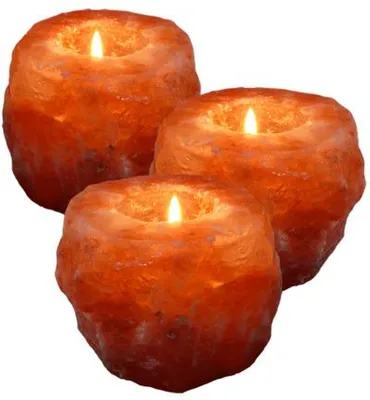 Productafbeelding van Esspo Himalayazout Theelicht Set (3 stuks)