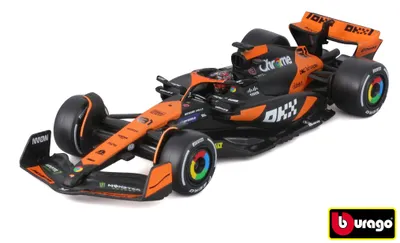 Imagen del producto de Bburago 1:43 Race Formula F1 - Mclaren F1 Team Mcl38 (2024) #81 O. Piastri - Edición Senna Con Conductor