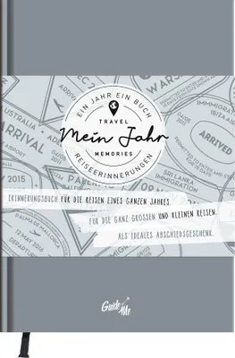 Produktbild von GuideMe Reisetagebuch Travel Memories "Mein Jahr"