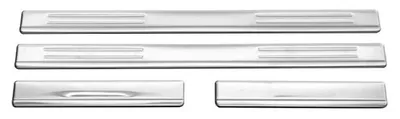 Image de Seuils de porte pour VW Passat 2005-2010 en acier inoxydable, 4 pcs