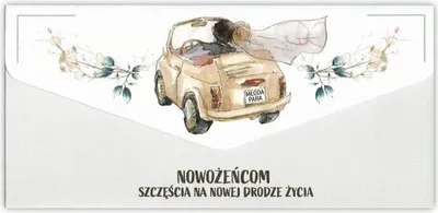 Zdjęcie produktu dla Karnet-Koperta Ślub