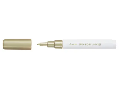 Produktbild von PILOT PINTOR Kreativmarker - Marker-Stift, Fein 0.7mm, Farbe Gold