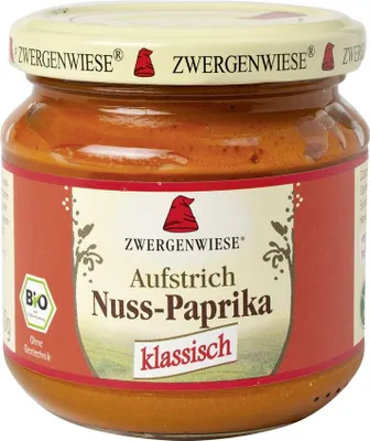 Produktbild von Zwergenwiese - Nuss-Paprika Aufstrich - 200g