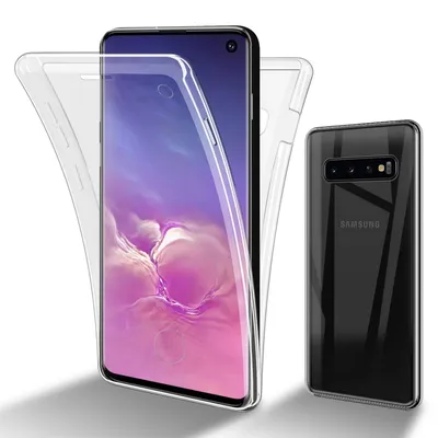 Produktbild von Cadorabo Schutzhülle für Samsung Galaxy S10 Hülle in natur 360° Etui Full Body Handyhülle Cover Case