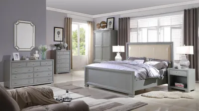 Produktbild von Bett Polster Design Luxus Doppel Hotel Betten Schlaf Zimmer Holz Neu 180x200cm