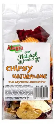Obrázek produktu pro Alegia - přírodní chipsy 90g - směs zeleniny a ovoce Alegia