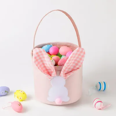 Imagen del producto de Pequeñas cestas blancas de Pascua, 2 unidades, para Pascua