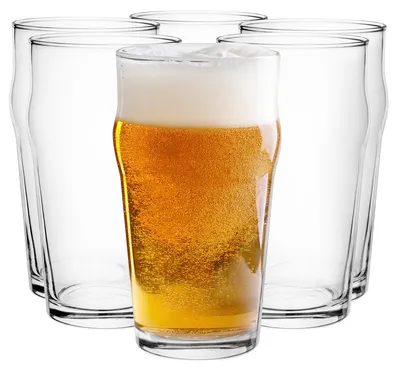 Produktbild von Glasmark Krosno Biergläser-Set 0,53 Liter Gläser Für Bier Bierseidel Bierkrug Gläser Für Craft Beer Bierglas Trinkglas Glas Spülmaschinenfest British Pint 6 x 530ML