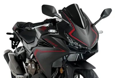 Produktbild von Puig Z-racing Honda Cbr500r 2019 Sport-windschutzscheibe Schwarz  Schwarz One Size