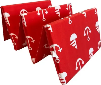 Produktbild von Strandliege „Roter Anker“, 180 x 50 x 1,5 cm