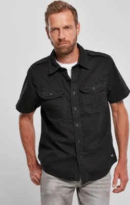 Image de Brandit Vintage Shirt Short Sleeve black, L