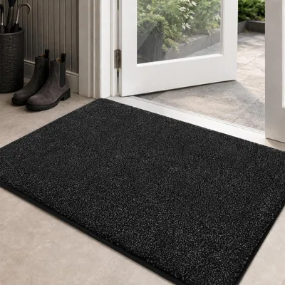 Produktbild von Schmutzfangmatte Innen 50 x 80 cm Waschbar Anthrazit - Grau