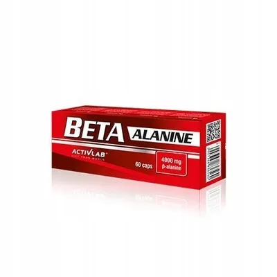 Immagine prodotto di Activlab Beta Alanina 60 capsule, resistenza e forza, prolunga il tempo di allenamento