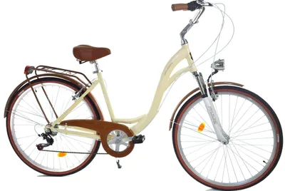 Zdjęcie produktu dla Rower Dallas City Alu 28" 7spd - krem z brązem