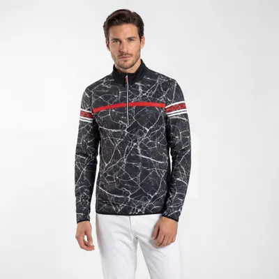 Produktbild von Herren Rollkragenpullover CAMPAGNOLO Man Sweat Schwarz Schwarz XL
