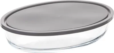 Produktbild von Ovale schale mit silikondeckel 30x21cm "keepeat" - 5 five simply smart