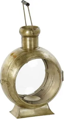 Image de Lanterne Home ESPRIT Or Métal Cristal 34 x 20 x 46 cm