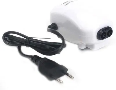 Image de Pompe à air pour aquarium 3 W, 220 V, double sortie d'oxygène