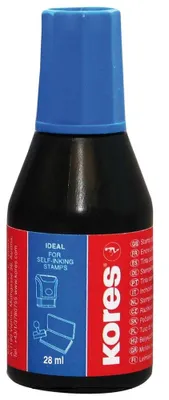 Obrázek produktu pro Kores razítková barva modrá 28 ml