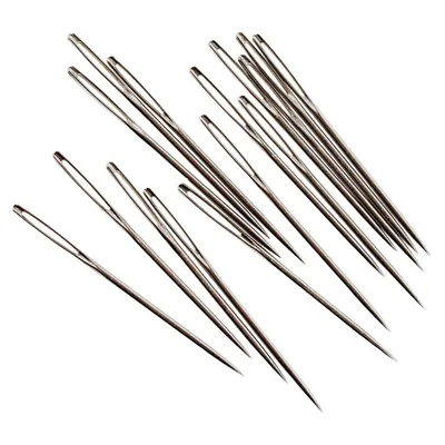 Produktbild von Creativ Company 41107, Handnähen, Nadelset, Metall, Silber, 1,6 mm, 55 mm
