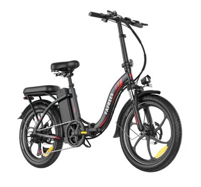 Produktbild von 20AH E-bike E-Bike Klappräder 20"x 3.0" Wasserdicht IPX5, Fat Tire Elektrofahrrad klapprad 7 Gang, Citybike 250W Motor & 25km/h E-Hollandräder Schwarz