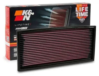 Produktbild von K&N 33-2078 Hochleistungsluftfilter für BMW 5 Limousine (E34) Langzeitfilter Quadratisch