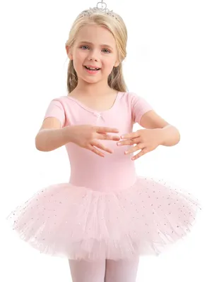 Produktbild von Solidchoice – Balletkleidung für Mädchen, bestehend aus Rock und Oberteil, in Rosa