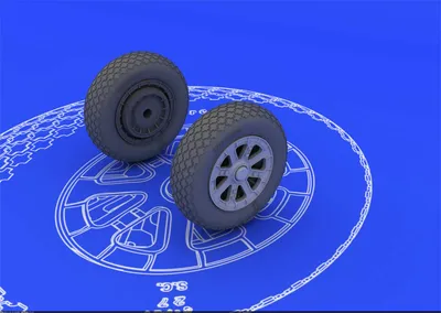 Produktbild von F6F wheels - Eduard - / 1:48
