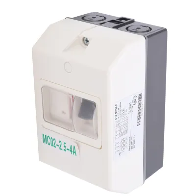 Obrázek produktu pro Motorový jistič Elektrická ochrana vodotěsným jističem MC02-2,5-4A 220V/380V