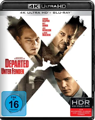 Produktbild von PLAION Departed: Unter Feinden (4K-UHD+Blu-ray), Film, Blu-ray, Deutsch, Englisch, Französisch, Spanisch, 151 min, The Departed, Krimi