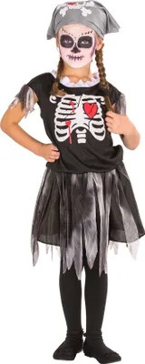 Produktbild von dressforfun® Süßes Girlie Piraten Skelett Kostüm