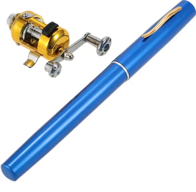 Obrázok produktu pre Rybársky prút Navijak Combo Kit Set Mini teleskopická prenosná taška Pin Rod + príslušenstvo z hliníkovej zliatiny
