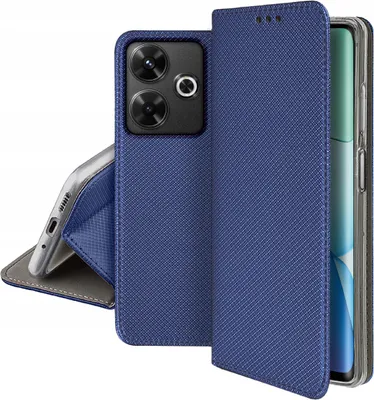 Immagine prodotto di Custodia per Xiaomi Redmi 13 4G SMART MAGNET CASE PORTAFOGLIO + VETRO PROTETTIVO 9H
