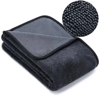 Productafbeelding van Ibenzoa® Extra grote, pluizenwerende microvezeldoek, 98 x 68 cm – zeer absorberend, krasvrij en snel droog, geschikt voor auto, ramen en huishouden