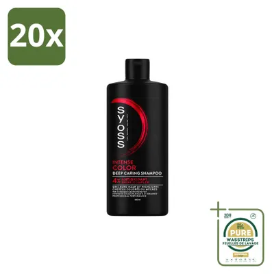 Image de 20 flacons de shampooing colorant Syoss pour cheveux colorés - 440 ml - Pack économique - 20 pièces