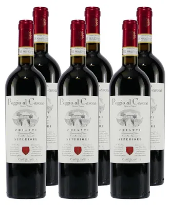 Produktbild von Poggio al Casone Chianti Superiore -trocken- 6 x 0,75L)