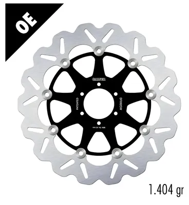 Image de Disque de frein Galfer 2x DF692CW WAVE® complet, flottant, pour l'avant, dimensions 310x5mm, pour Honda