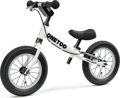 Produktbild von Yedoo OneToo - Laufrad für Kinder ab 1,5 Jahren, mit Luftreifen 12/12, Bremse und verstellbarem Lenker,  Weiß