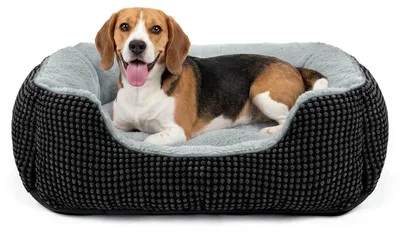 Produktbild von Waschbares Hundebett für mittelgroße Hunde - 63x53x20 cm