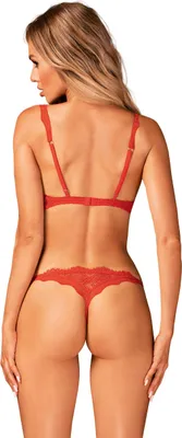 Immagine prodotto di Set di reggiseni aperti 2 pezzi Bergamore - Rosso