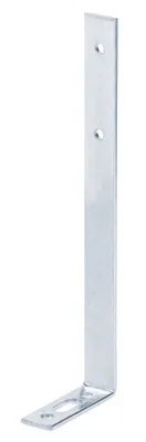 Produktbild von Alberts Gardinenwinkel | mit Langloch | galvanisch gelb verzinkt | 55 x 180 x 17 mm | 20er Set