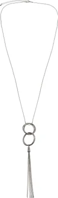 Produktbild von Steuer Modeschmuck Anhänger mit Kette Metall 93cm silber 445050198